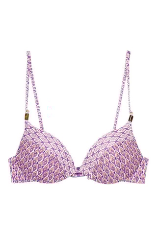 Haut de maillot ampliforme - Violet