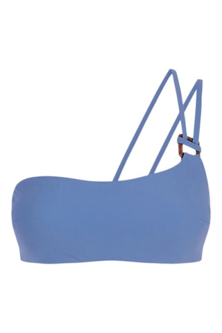 Haut de maillot asymétrique - Bleu