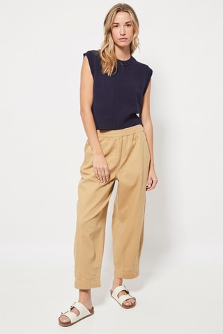 Pull sans manches Bleu marine