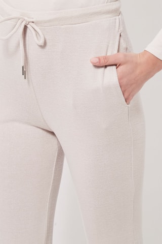 Jogging taille haute Ecru