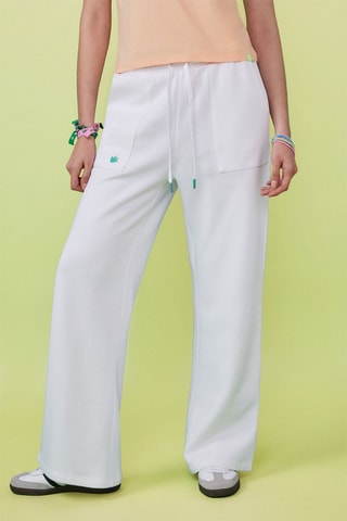 Pantalon flare - Blanc