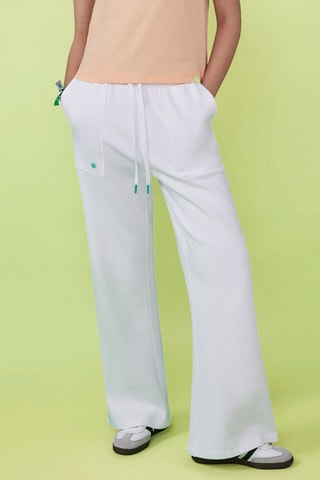 Pantalon flare - Blanc