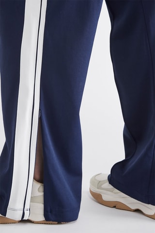 Pantalon taille haute - Bleu marine