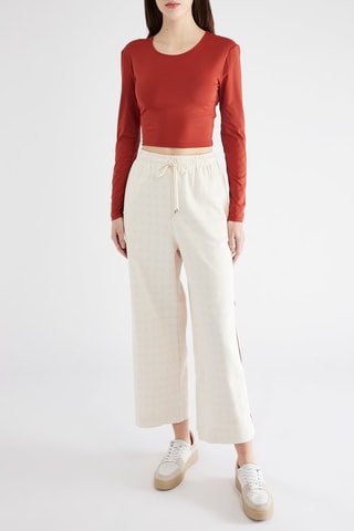 Pantalon relaxed - Blanc