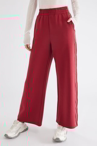Jogging taille haute - Rouge