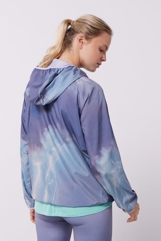 Veste à capuche réversible - Violet