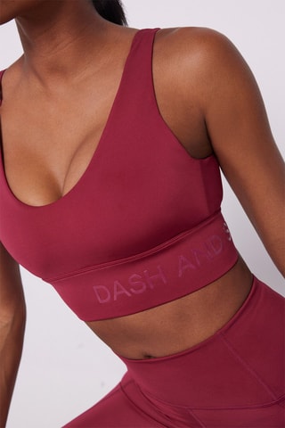 Brassière de sport - Bordeaux