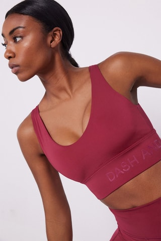 Brassière de sport - Bordeaux