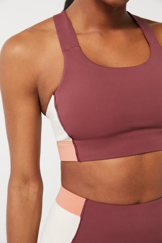 Brassière de sport - Bordeaux