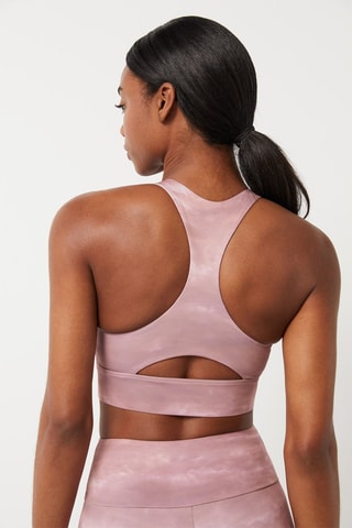 Brassière de sport dip and dye - Rose