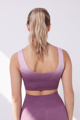 Brassière de sport Dip and dye - Violet et mauve
