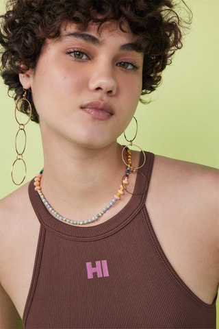 Crop top - Marron