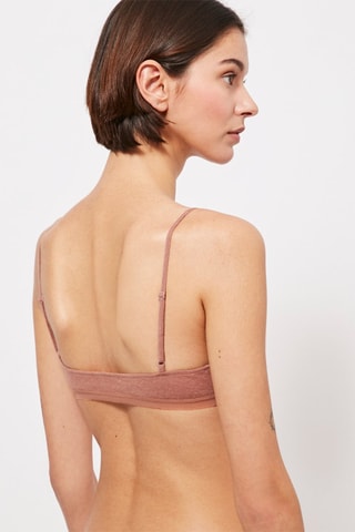 Brassière Vieux rose chiné