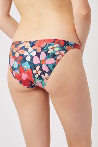 Bas de maillot Bleu canard et rouge