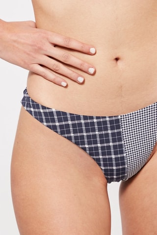 Bas de maillot Bleu nuit et blanc