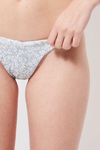 Bas de maillot Ciel et blanc