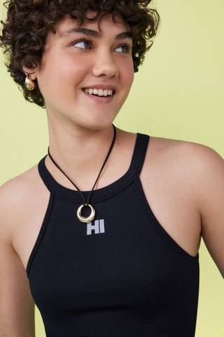 Crop top - Noir