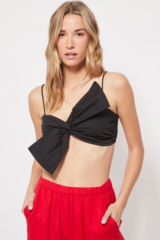 Crop top Noir