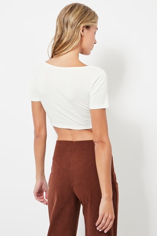 Crop top - Blanc