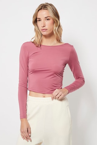 Crop top Vieux rose