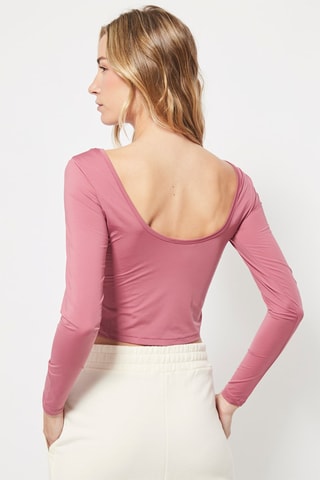 Crop top Vieux rose