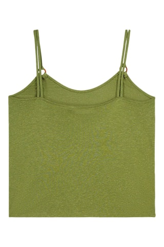 Top en lin - Vert