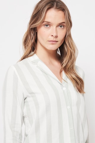 Chemisier Blanc et gris