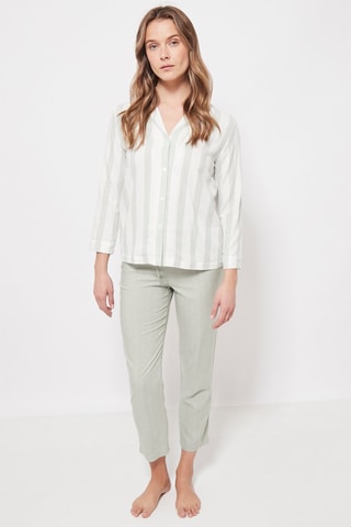 Chemisier Blanc et gris