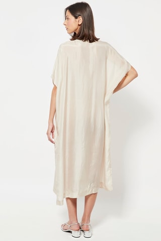 Kaftan en soie - Beige