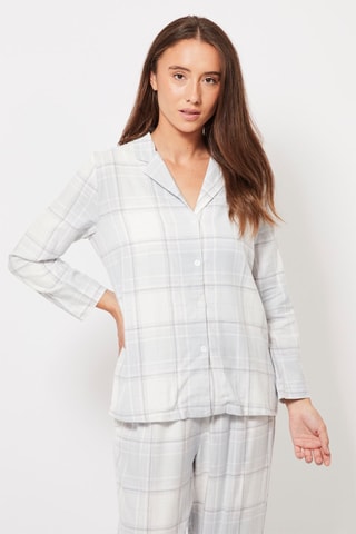 Chemise Gris clair et bleu