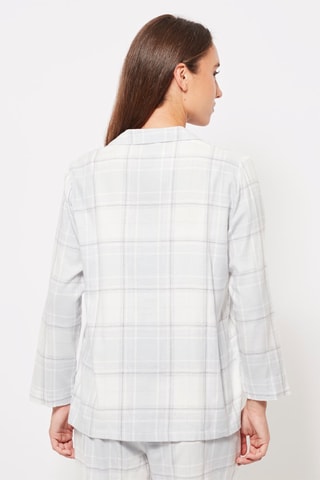 Chemise Gris clair et bleu