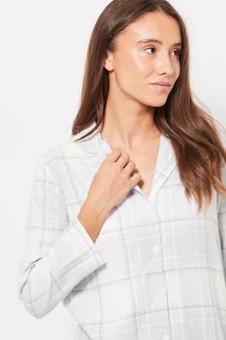 Chemise Gris clair et bleu