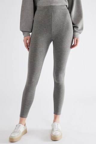 Legging taille haute - Gris chiné