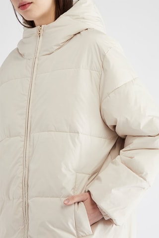 Doudoune à capuche - Beige