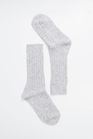 3 paires de chaussettes - Gris clair chiné