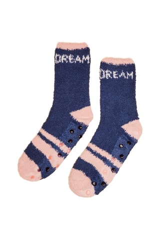 Chaussettes antidérapantes - Bleu