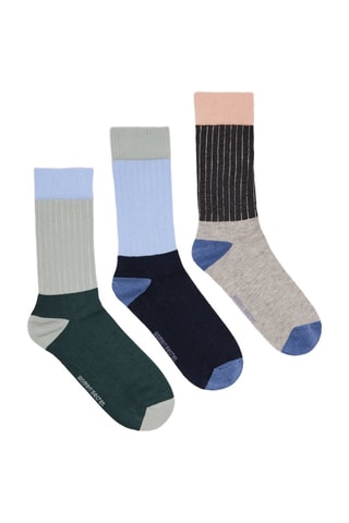 3 paires de chaussettes - Vert