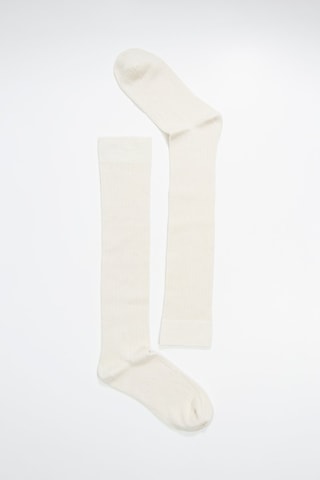 3 paires de chaussettes hautes - Blanc