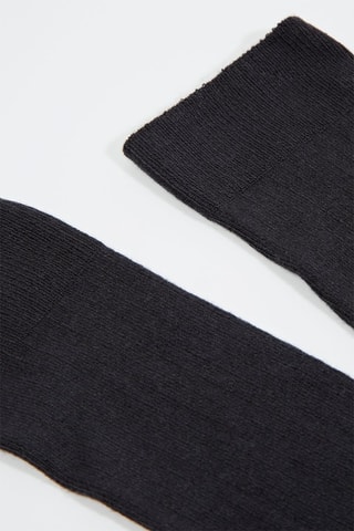 3 paires de chaussettes hautes - Anthracite