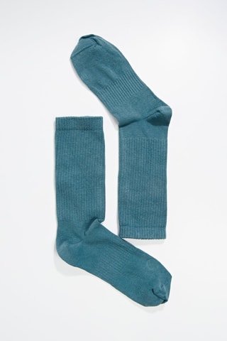 3 paires de chaussettes - Bleu canard