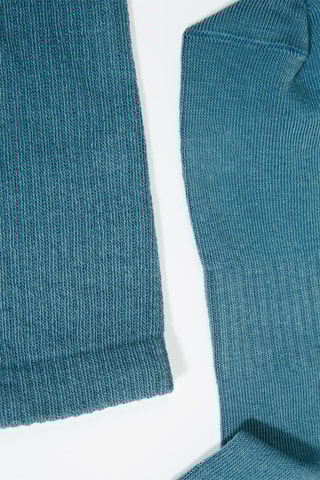 3 paires de chaussettes - Bleu canard