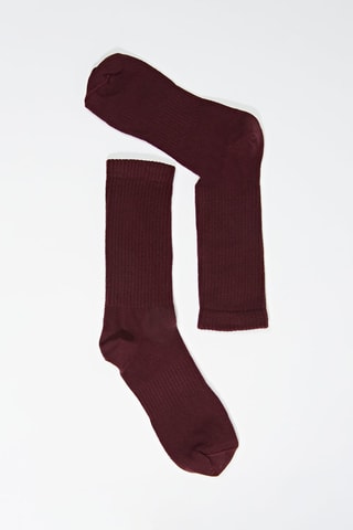 3 paires de chaussettes - Bordeaux