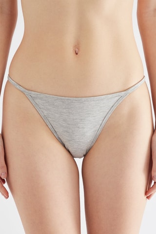 Culotte - Gris clair chiné