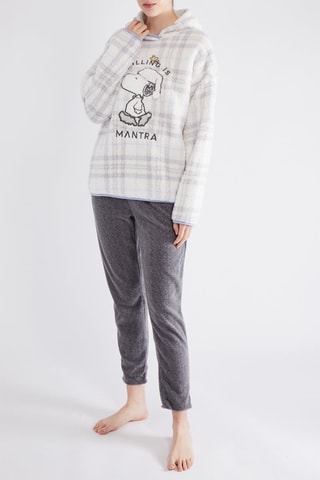 Pyjama Snoppy Snoppy et Les Peanuts - Blanc et gris