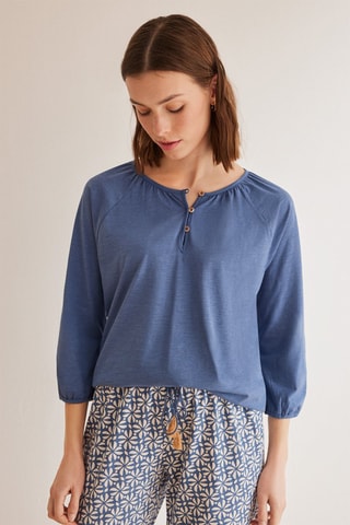 Blouse - Bleu