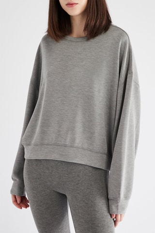 Sweat - Gris foncé chiné