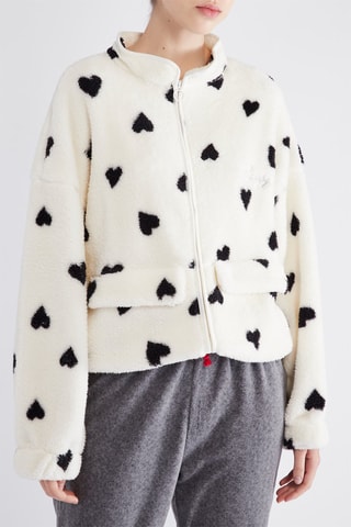 Sweat Snoopy et Woodstock Snoopy et les Peanuts - Ecru et noir