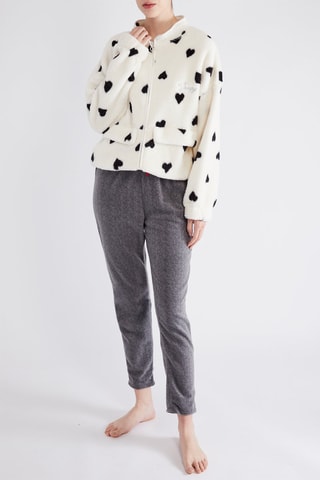 Sweat Snoopy et Woodstock Snoopy et les Peanuts - Ecru et noir
