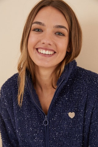 Sweat polaire - Bleu marine