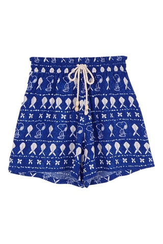 Short  Snoopy - Bleu